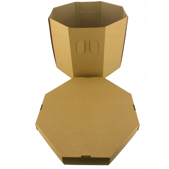 OPAKOWANIE NA TORT BRĄZOWE KRAFT ŚREDNICA 32 cm gruby mocny wytrzymały 10szt